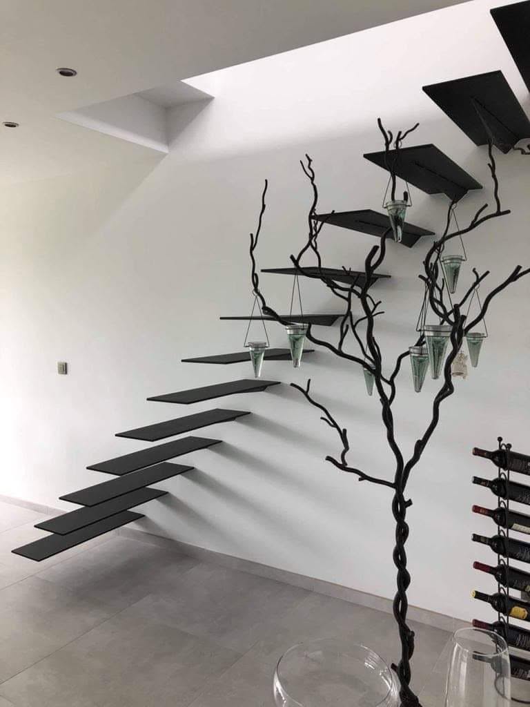 Escalier & arbre sculpté sur mesure